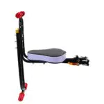 BESPORTBLE Art Fahrrad Sitz Art Fahrrad Vordersitz Fahrrad Träger mit Handlauf Faltbare Vorne Montieren Baby Kinder Sicherheit Art Bike Sitz für Rennrad Mountainbike Schwarz