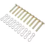BESTonZON Scherbolzen für Schneefräse Scherbolzen und Splint Abscherbolzenkit Kompatibel für 738-04124 714-04040 10 Sätze Ersatzteile Reparatur Zubehör