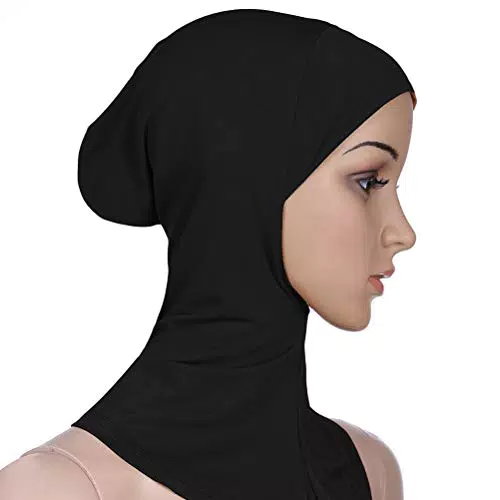 BESTOYARD Frauen Muslim Hijab Kopfbedeckung - Schwarz
