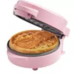 Bestron Mini-Waffeleisen mit Schneemann-Muster und Antihaftbeschichtung für Kindergeburtstage und Familienfeiern
