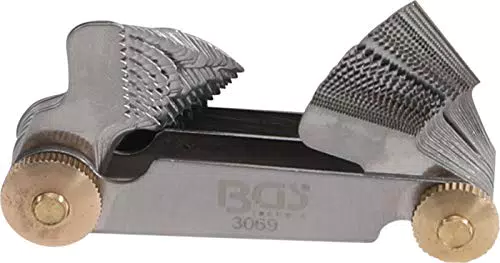 BGS Gewindeschablone metrisch 0,25 - 6,0 mm, Whitworth 4G - 62G
