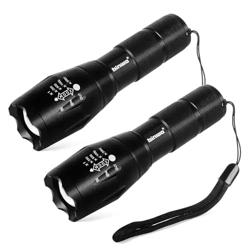 BINWO LED Taschenlampe mit 5 Lichtmodi, Starke Kleine BW2000 Torch