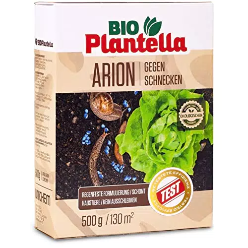 Bio Plantella Schneckenkorn 500g zum Schutz vor Schnecken natürliche Rasen Pellets regenfest