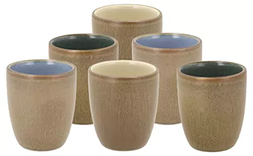 Espressotassen Set aus Steingut im Dänischen Design - Spülmaschinenfest & Hitzebeständig