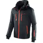 Herren Skijacke von Black Crevice - Wind- & wasserdichte Funktionsjacke mit Kapuze und Reißverschlusstaschen