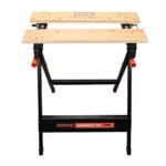 Black+Decker Werkbank WM301 - Freistehend, 610x250 mm Arbeitsplatte, 160 kg Tragkraft