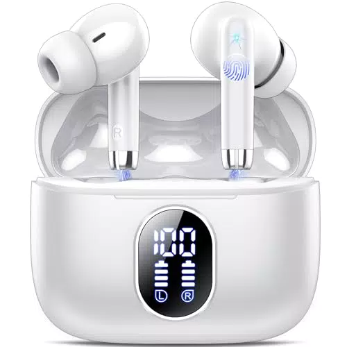 QXQ Bluetooth Kopfhörer in Ear, Kopfhörer Kabellos Bluetooth 5.3 mit 4 ENC Mikrofon