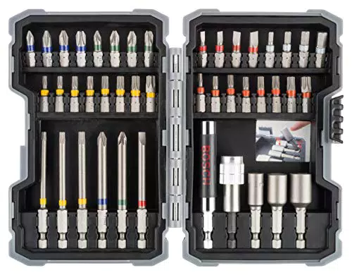 Bosch Schrauberbits und Steckschlüssel Set (Zubehör für Bohrmaschinen)