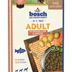 bosch HPC Adult mit frischem Lachs & Kartoffel, Hundetrockenfutter für ausgewachsene Hunde aller Rassen
