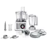 Bosch Küchenmaschine MultiTalent 8 MC812S814 - 45 Funktionen - 1250 W - Weiß/Edelstahl