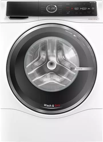 BOSCH WNC244070 Waschtrockner Serie 8, Frontlader mit 9/6kg Fassungsvermögen