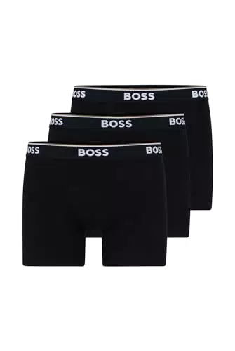 BOSS Herren Boxer Briefs, 3er Pack, Black