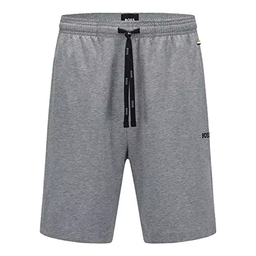 BOSS Herren Shorts Mix & Match mit Logo, Medium Grey