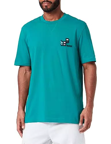BOSS Herren Teglitchlogo, Dark Green303, M EU