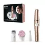 Braun FaceSpa Pro Beauty Set mit Gesichtsepilierer Damen / Damenbart Entferner