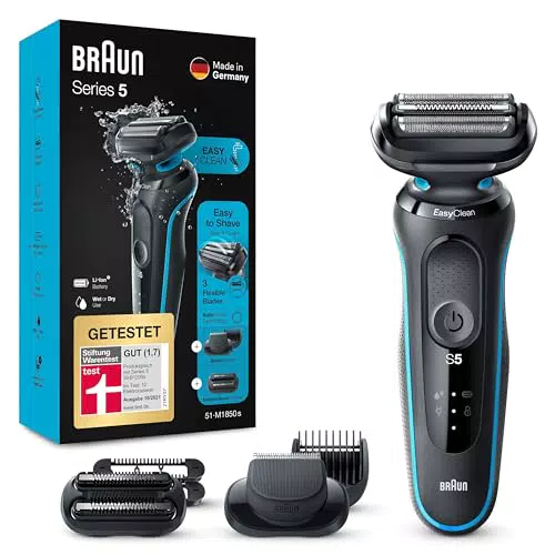 Braun Series 5 Rasierer Herren mit 2 EasyClick-Aufsätzen