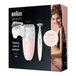 Braun Silk-épil 5 Epilierer für Damen - Effektive Haarentfernung mit Bikinitrimmer und Massageaufsatz