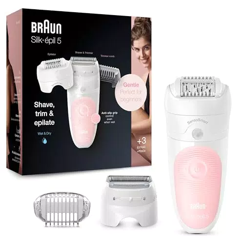 Braun Silk-épil 5 Epilierer für Damen - Haarentfernung und Pflege für den Körper