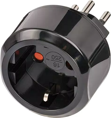 Brennenstuhl Reisestecker/Reiseadapter schwarz