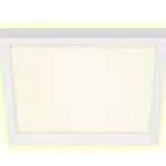 BRILONER Leuchten LED Deckenleuchte mit Backlight-Effekt, 18 Watt, 2.400 Lumen, 3.000 Kelvin - Weiß