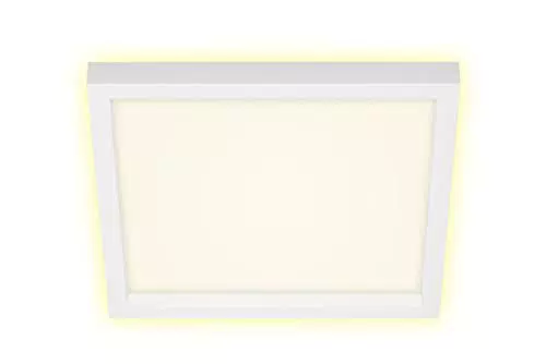 BRILONER Leuchten LED Deckenleuchte mit Backlight-Effekt, 18 Watt, 2.400 Lumen, 3.000 Kelvin - Weiß