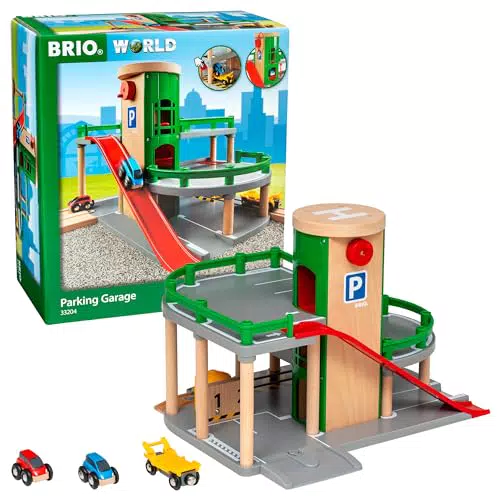 BRIO World Parkhaus, Straßen & Schienen - Holzeisenbahn Zubehör