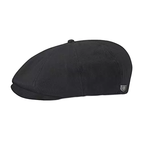 Brixton Unisex Brood Snap Cap - Zeitungskappe in Schwarz
