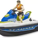 BRUDER Spielzeug bworld Personal Water Craft mit Fahrer Wasserfahrzeug / 63151