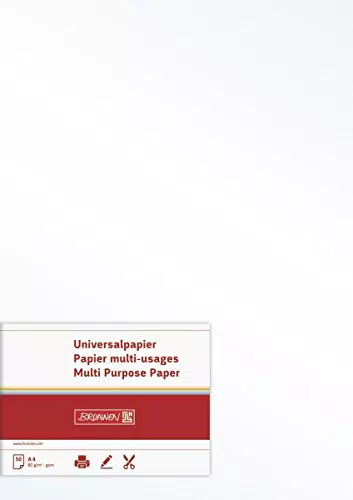 Brunnen Universalpapier A4 80g/m² weiß - 50 Blatt