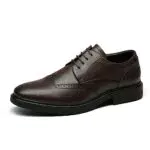 Bruno Marc Herren Anzugschuhe Klassischer Business Hochzeit Schnürschuhe Schuhe Derby Oxford Schnürhalbschuhe Dunkelbraun Größe 45 SBOX2210M-E