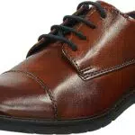 bugatti Herren Merlo Schnürhalbschuhe, Cognac