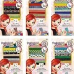 BUKI France 5413 - Professional Studio Mode - Selbstklebende Stoffe Packung mit 6 Stück