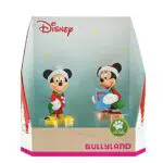 Bullyland - Spielfiguren Set Walt Disney Mickey & Minnie Mouse zu Weihnachten