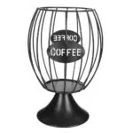 Cabilock Kaffee Korb Metall Draht Espresso Halter Lagerung Organizer für Keurig Kcup Lagerung Und Espresso Kapsel Schwarz