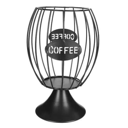 Cabilock Kaffee Korb Metall Draht Espresso Halter Lagerung Organizer für Keurig Kcup Lagerung Und Espresso Kapsel Schwarz