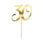 Cake Topper '30' 20, 5cm Tortendeko Kuchendeko Cupcake Kuchen Torten Geburtstag Jubiläum