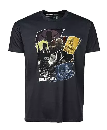 Call of Duty Unisex T-Shirt "Keyart Collage" Black Size