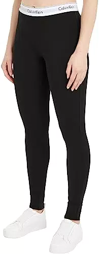 Calvin Klein Damen Leggings Sport Slim-Fit Schwarz