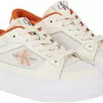Calvin Klein Jeans Damen Sneaker Vulcanized Bold Vulc Flat Laceup Schuhe
