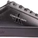 Calvin Klein Herren Sneaker mit Logo, Schwarz, Größe 44