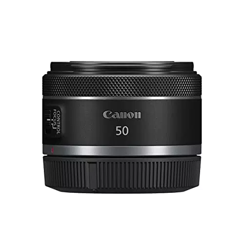 Canon Objektiv RF 50mm F1.8 STM für EOS R, schwarz & LP-E6NH Akku für Canon Kameras