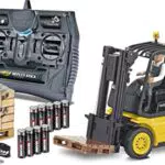 Carson 500907673 1:14 Gabelstapl. Linde 2.4G 100% RTR gelb - Ferngesteuertes Fahrzeug
