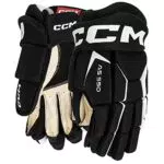 CCM AS550 YT TAC Eishockey Handschuhe, Schwarz/Weiß