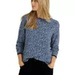 CECIL Damen Blusenshirt mit Minimal Print