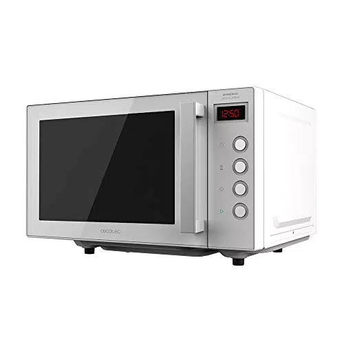 Cecotec Mikrowelle ohne Platte GrandHeat 2000 Flatbed White. Fassungsvermögen 20 Liter