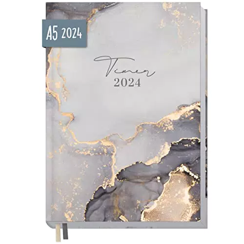Chäff-Timer Classic Kalender 2024 A5 | Wochenplaner & Organizer | Nachhaltig & Klimaneutral