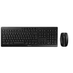 Cherry Stream Desktop Kabelloses Tastatur-Maus-Set, Deutsches Layout, 2,4 GHz Funk, Leiser Tastenanschlag, Wiederaufladbar