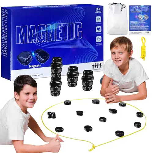 chimoo Magnetisches Schachspiel, 20 Stück Kluster Magnetspiel Puzzle Magnetic Schachspiel Tragbares Schach Magnetisch Magnetisches Spiel für Kinder & Erwachsene Partyzubehör für Familientreffen