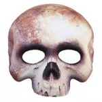 CHINLESS SKULL FABRIC MASK -