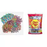 Chupa Chups Süßigkeiten Party Mix mit Lollis & Mini Classic Lutscher - 5 Geschmacksrichtungen